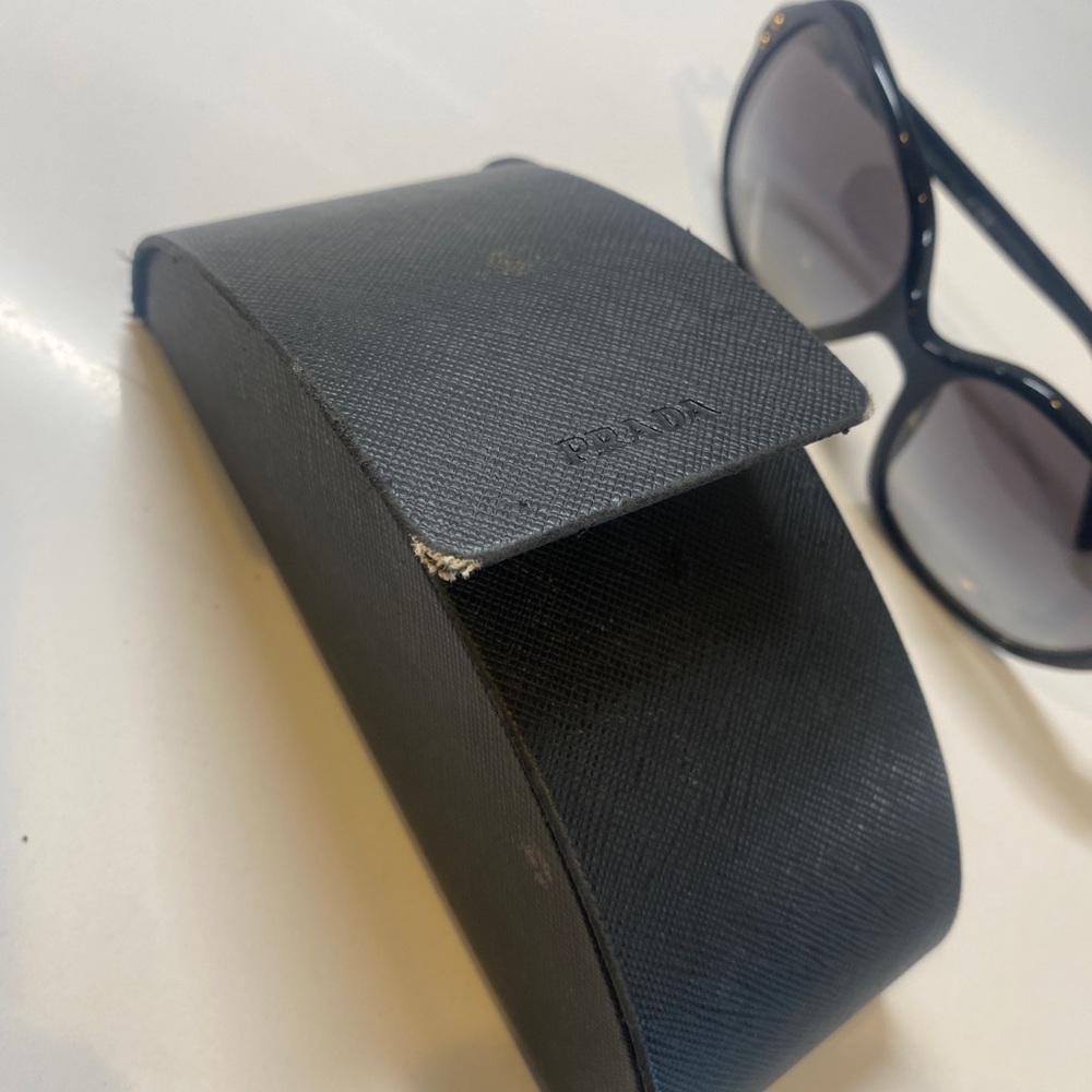 Prada SPR17M Sunglasses Black Gold - Picture 4 of 5
